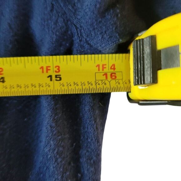 Old Navy Beaded Button Front Navy Sweater Size M - Picture 7 of 9